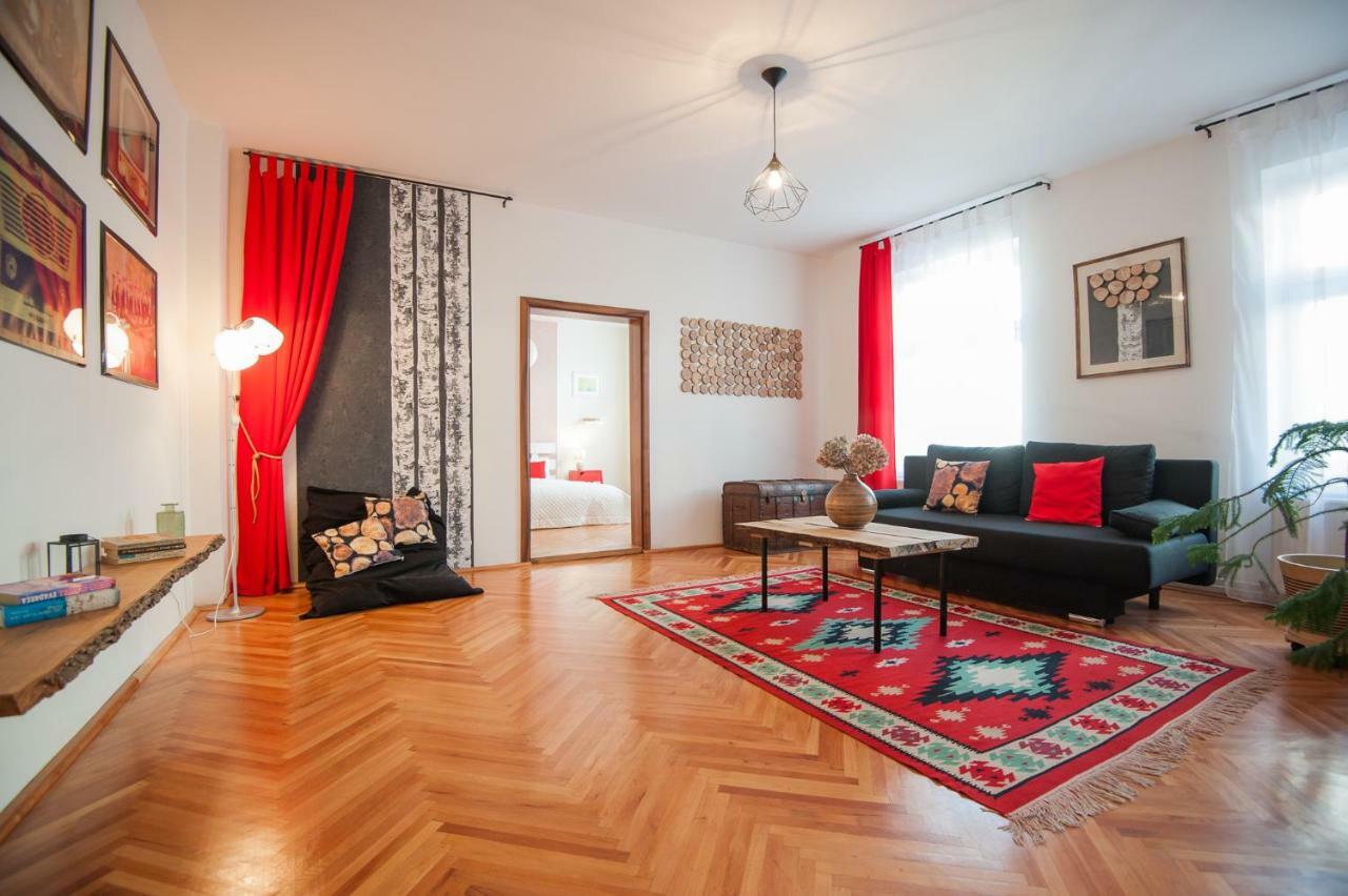 Spacious Stylish Apartment In Old Town Сибиу Экстерьер фото